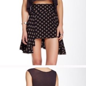 Free People ☀️ HP ☀️Raven Skirt Size 6